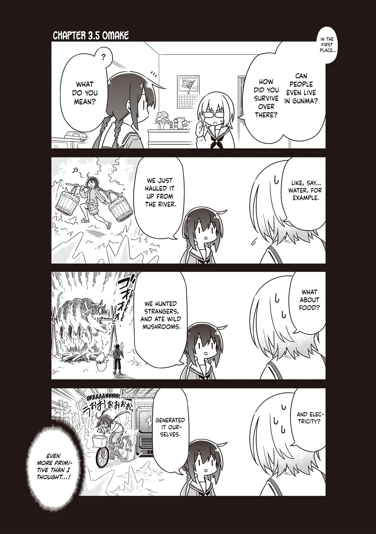 Toukyou KINOKO: Sekai Ranking 1-i no Komyu-ryoku Saijaku JK Chap 3.5 - Next Chap 4.5