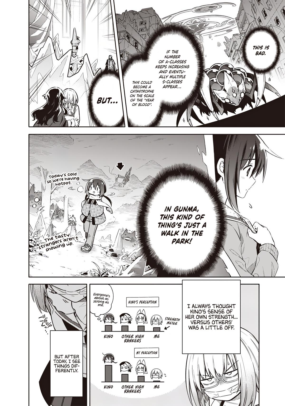 Toukyou KINOKO: Sekai Ranking 1-i no Komyu-ryoku Saijaku JK Chap 13 - Next Chap 14