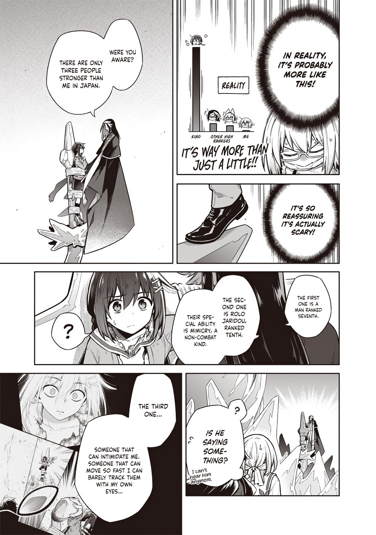 Toukyou KINOKO: Sekai Ranking 1-i no Komyu-ryoku Saijaku JK Chap 13 - Next Chap 14