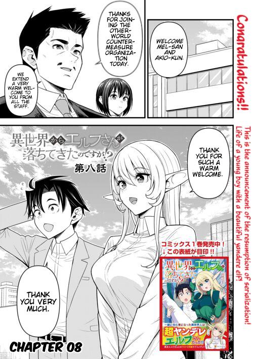 Isekai kara Elf-san ga Ochitekita no desu ga!? Chap 8 - Next Chap 9