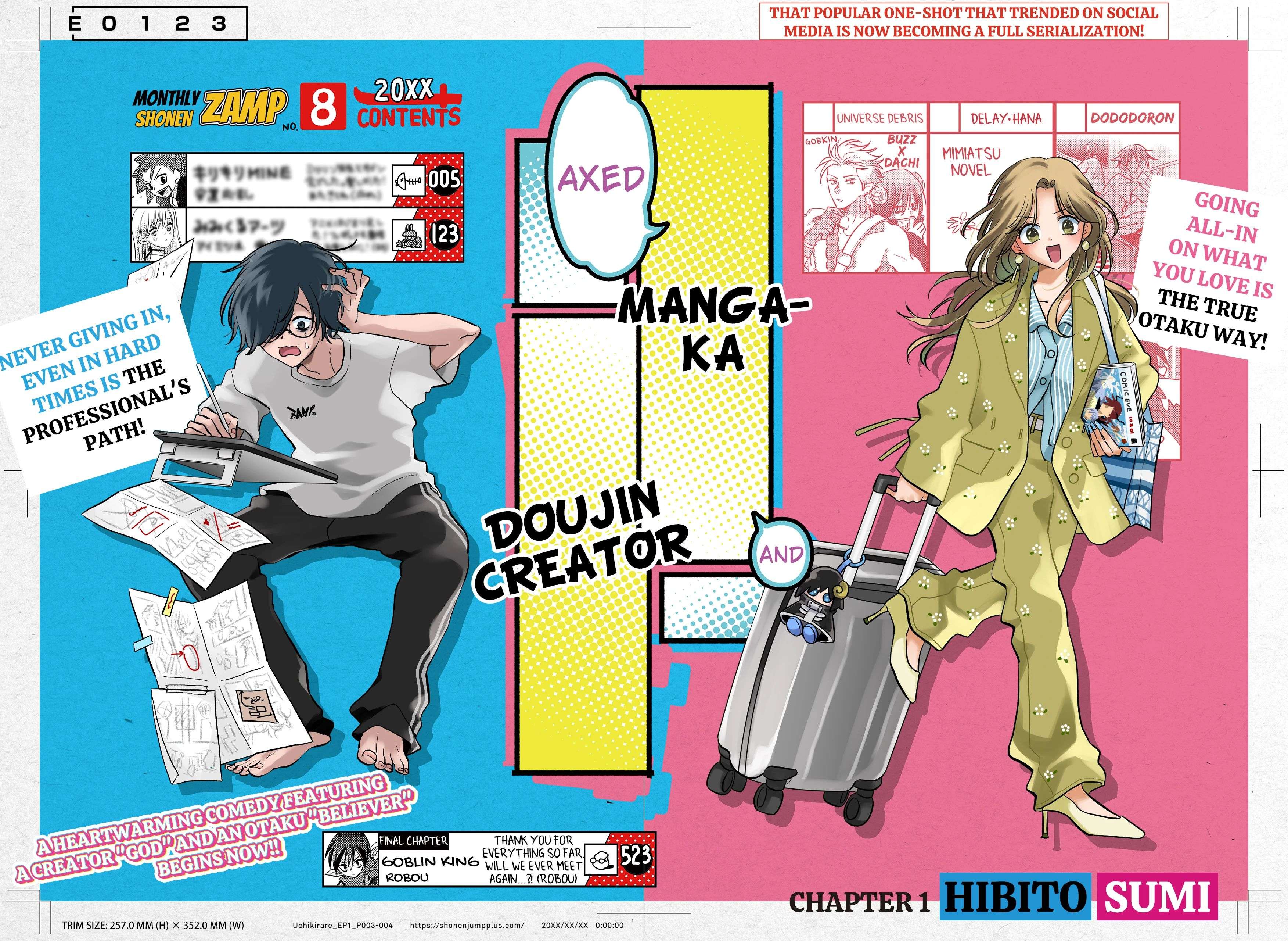 Uchikirare Mangaka to Doujin Onna Chap 1 - Next Chap 2
