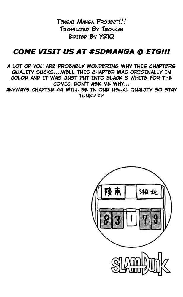 Slam Dunk Chap 43 - Next Chap 44