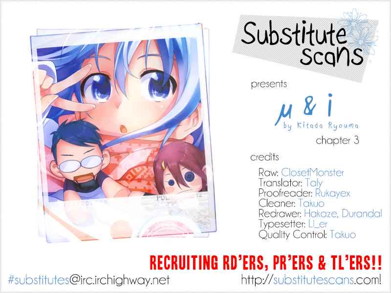 μ & I Chap 3 - Next Chap 4