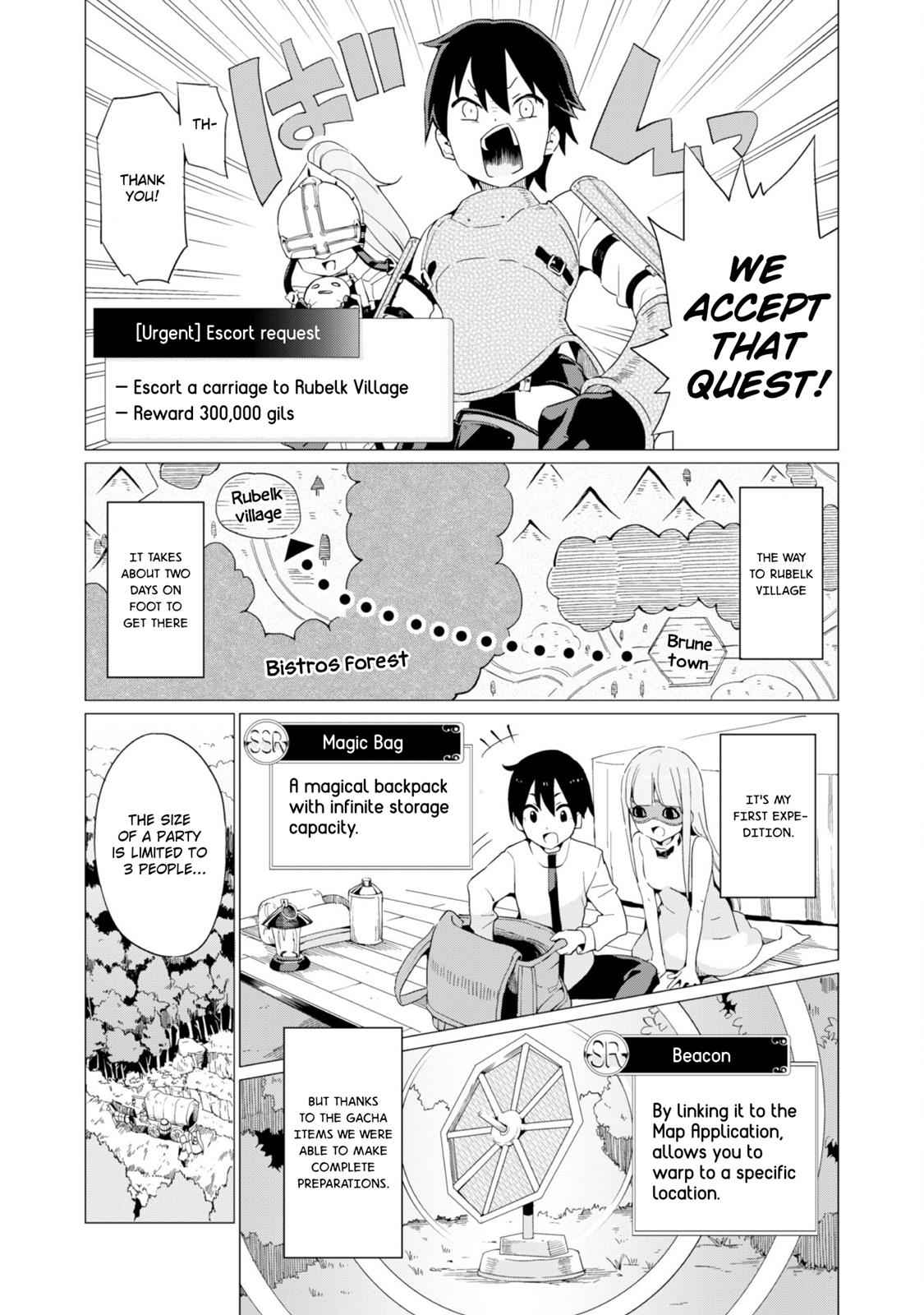 Gacha wo Mawashite Nakama wo Fuyasu Chap 4 - Next Chap 5