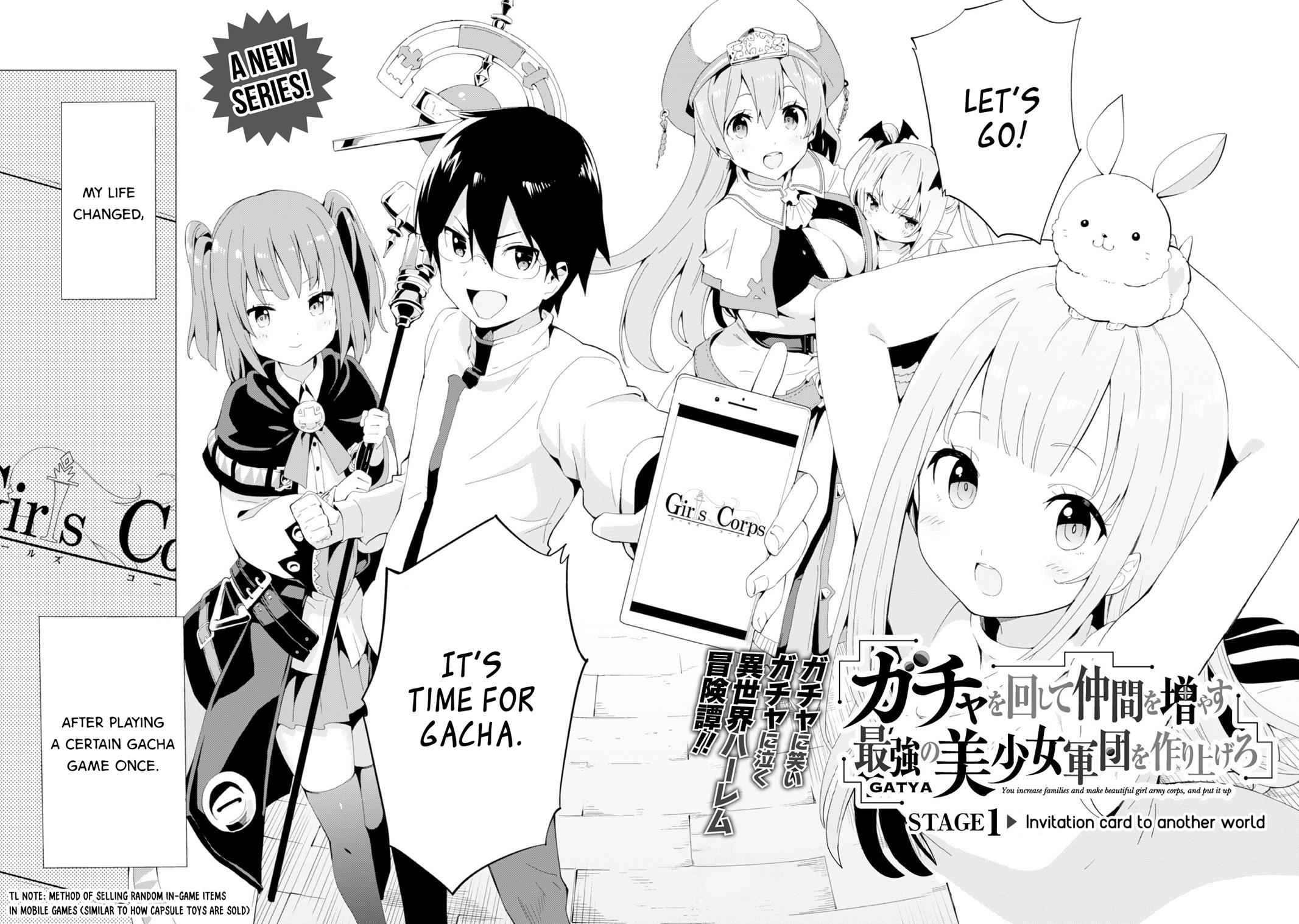 Gacha wo Mawashite Nakama wo Fuyasu Chap 1 - Next Chap 2