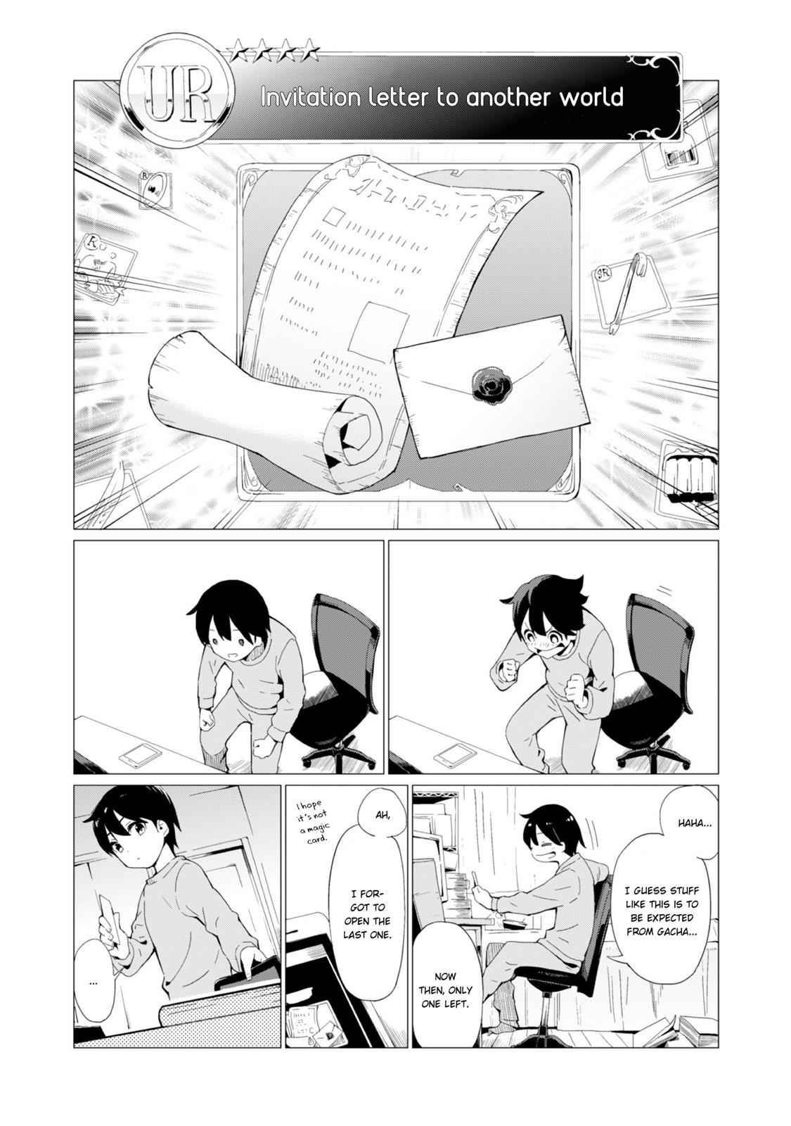 Gacha wo Mawashite Nakama wo Fuyasu Chap 1 - Next Chap 2