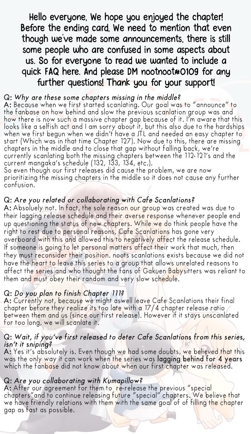 School Babysitters Chap 115 - Next Chap 116