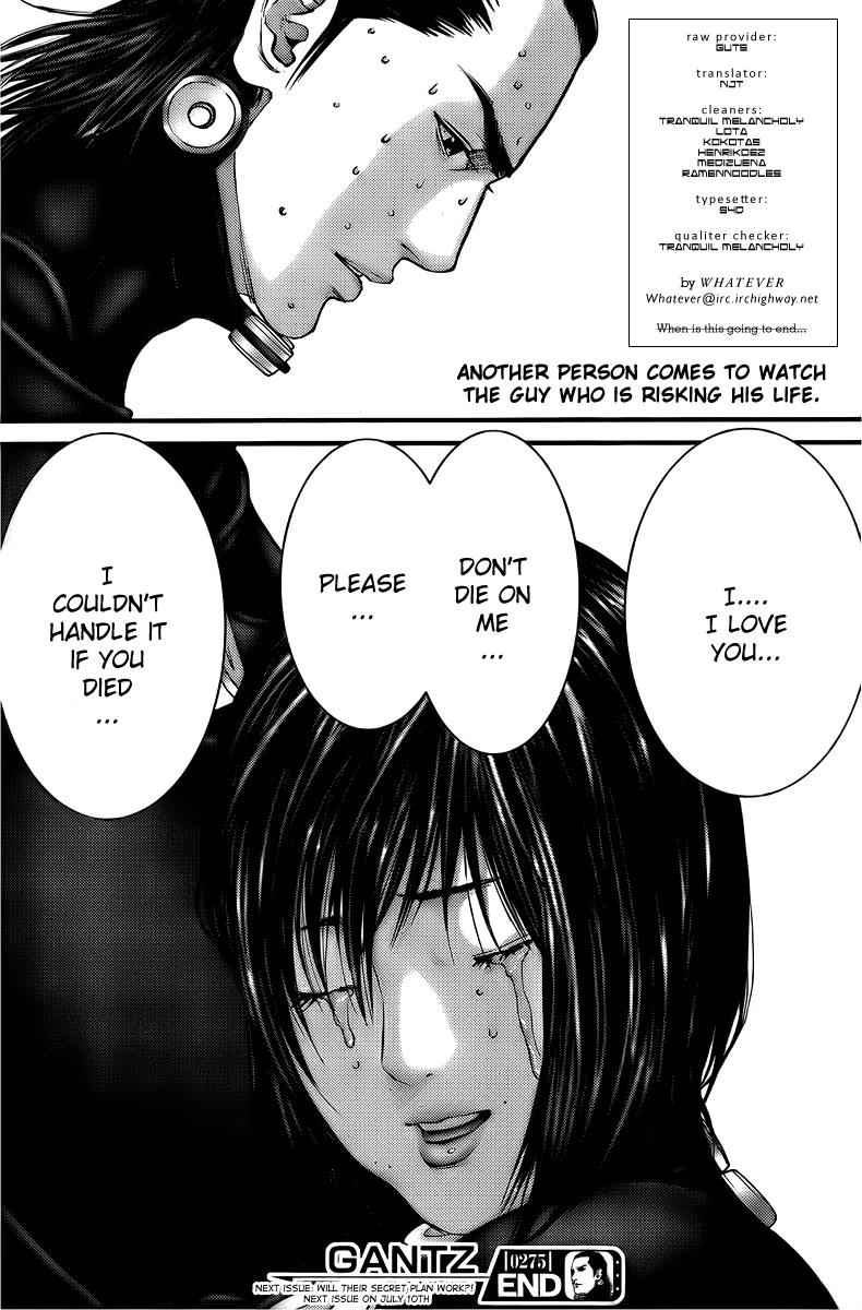 Gantz Chap 275 - Next Chap 276