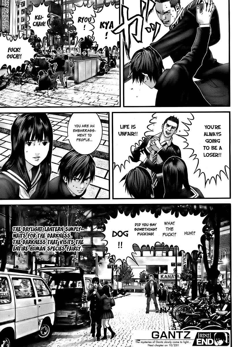 Gantz Chap 282 - Next Chap 283