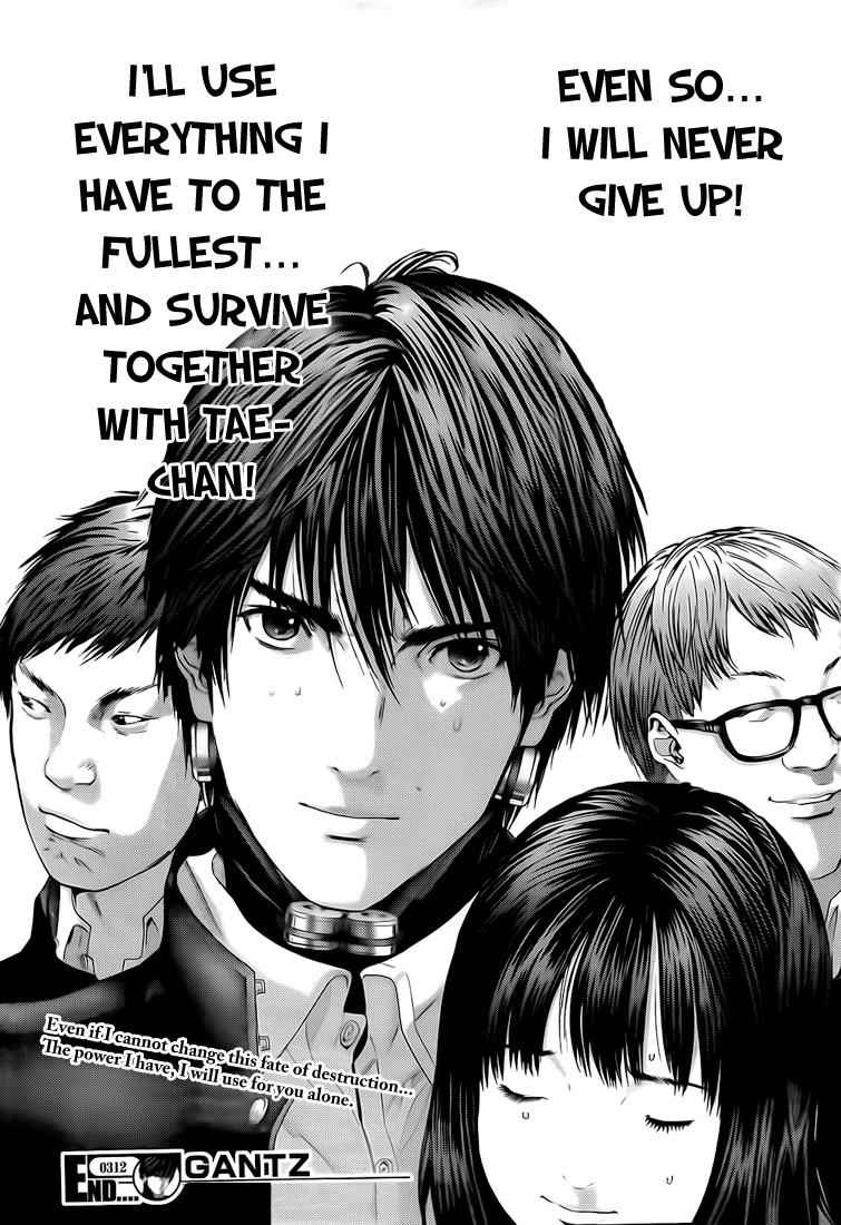 Gantz Chap 312 - Next Chap 313