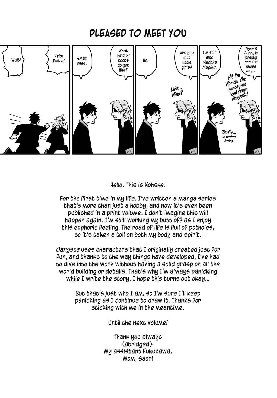 Gangsta. Chap 5 - Next Chap 6