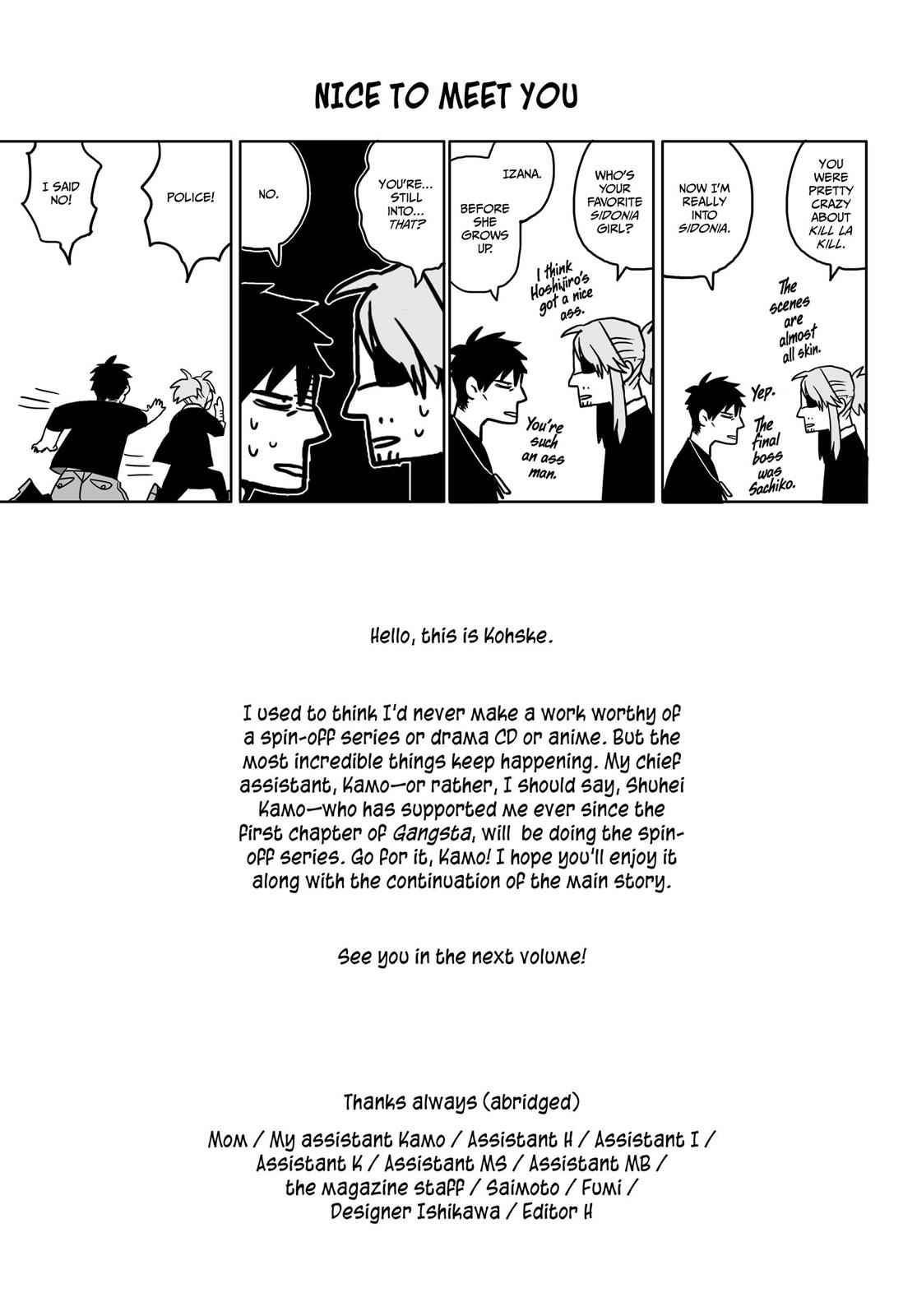 Gangsta. Chap 34 - Next Chap 35