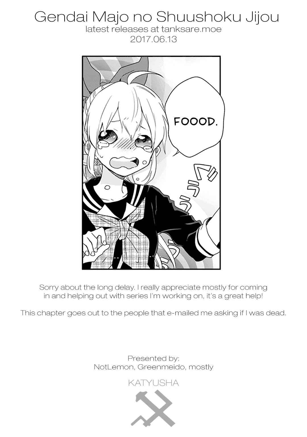 Gendai Majo no Shuushoku Jijou Chap 7 - Next Chap 8