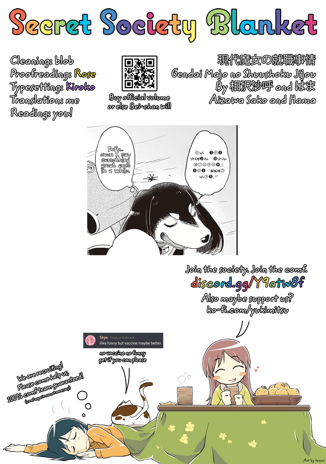 Gendai Majo no Shuushoku Jijou Chap 15 - Next Chap 16