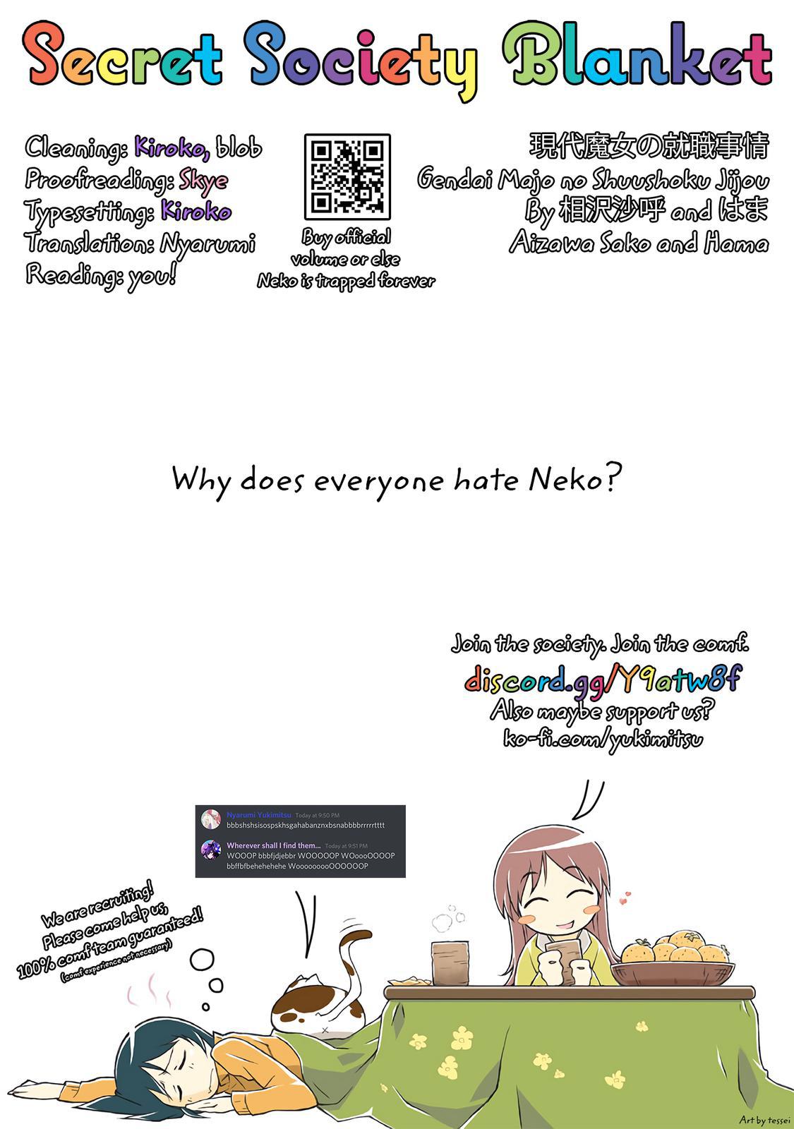 Gendai Majo no Shuushoku Jijou Chap 18 - Next Chap 19