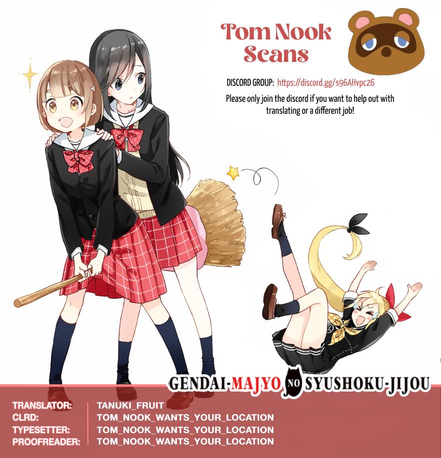 Gendai Majo no Shuushoku Jijou Chap 26 - Next Chap 27