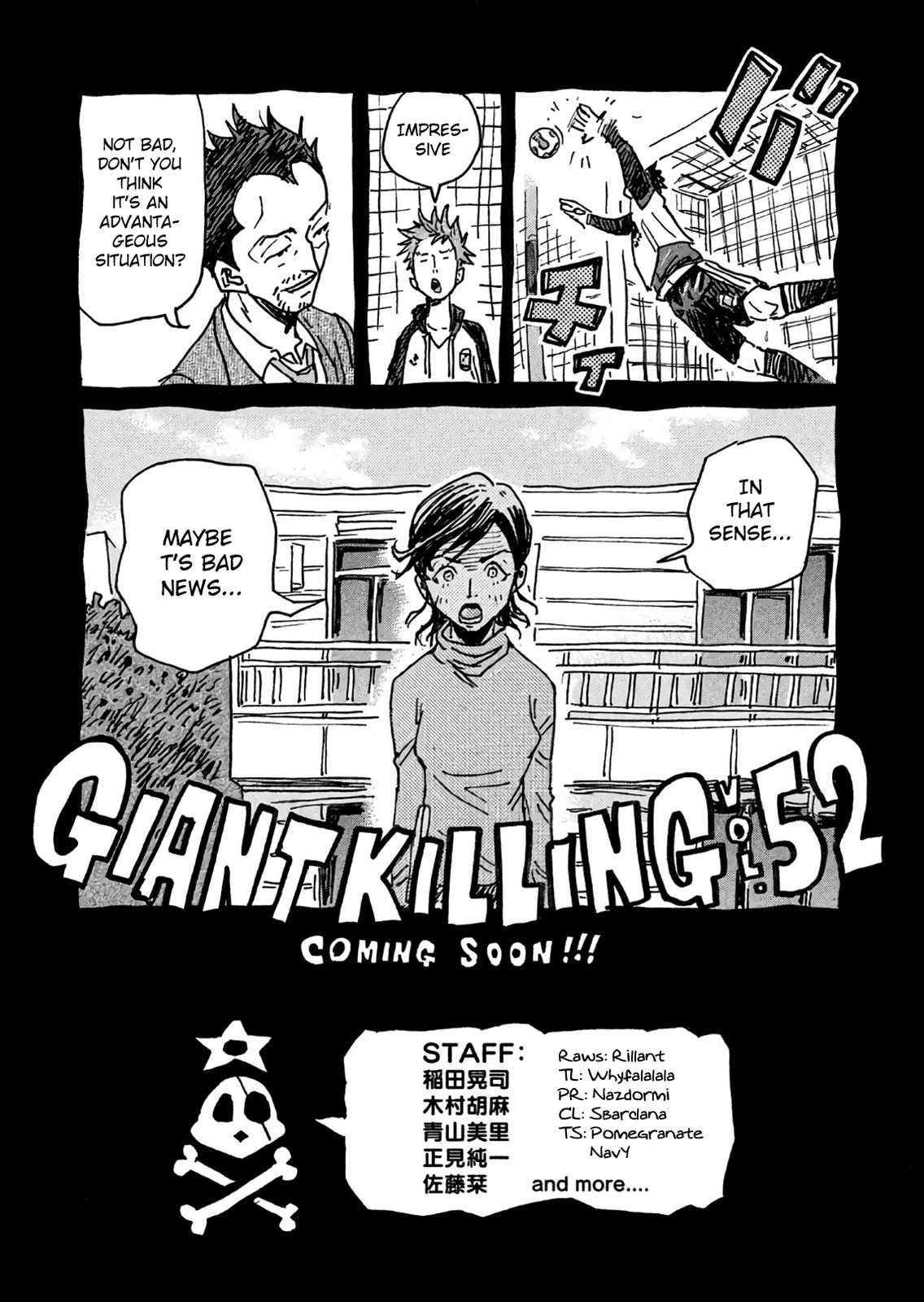 Giant Killing Chap 507 - Next Chap 508