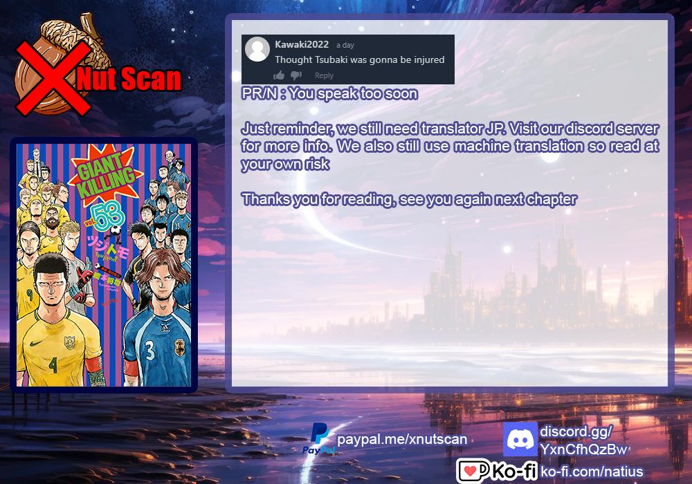 Giant Killing Chap 524 - Next Chap 525