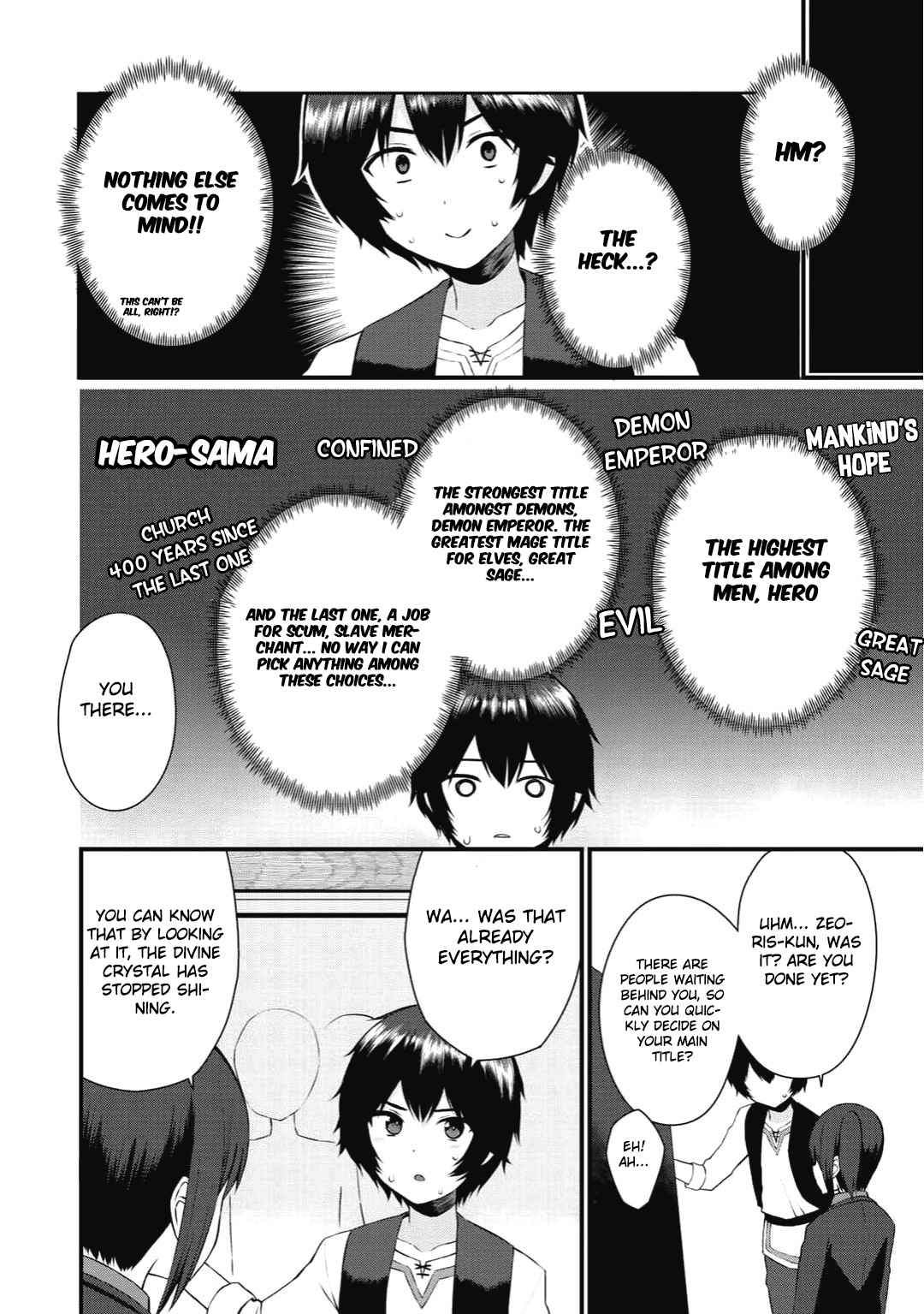 Dorei Shounin shika Sentakushi ga nai desu yo? Chap 1 - Next Chap 2