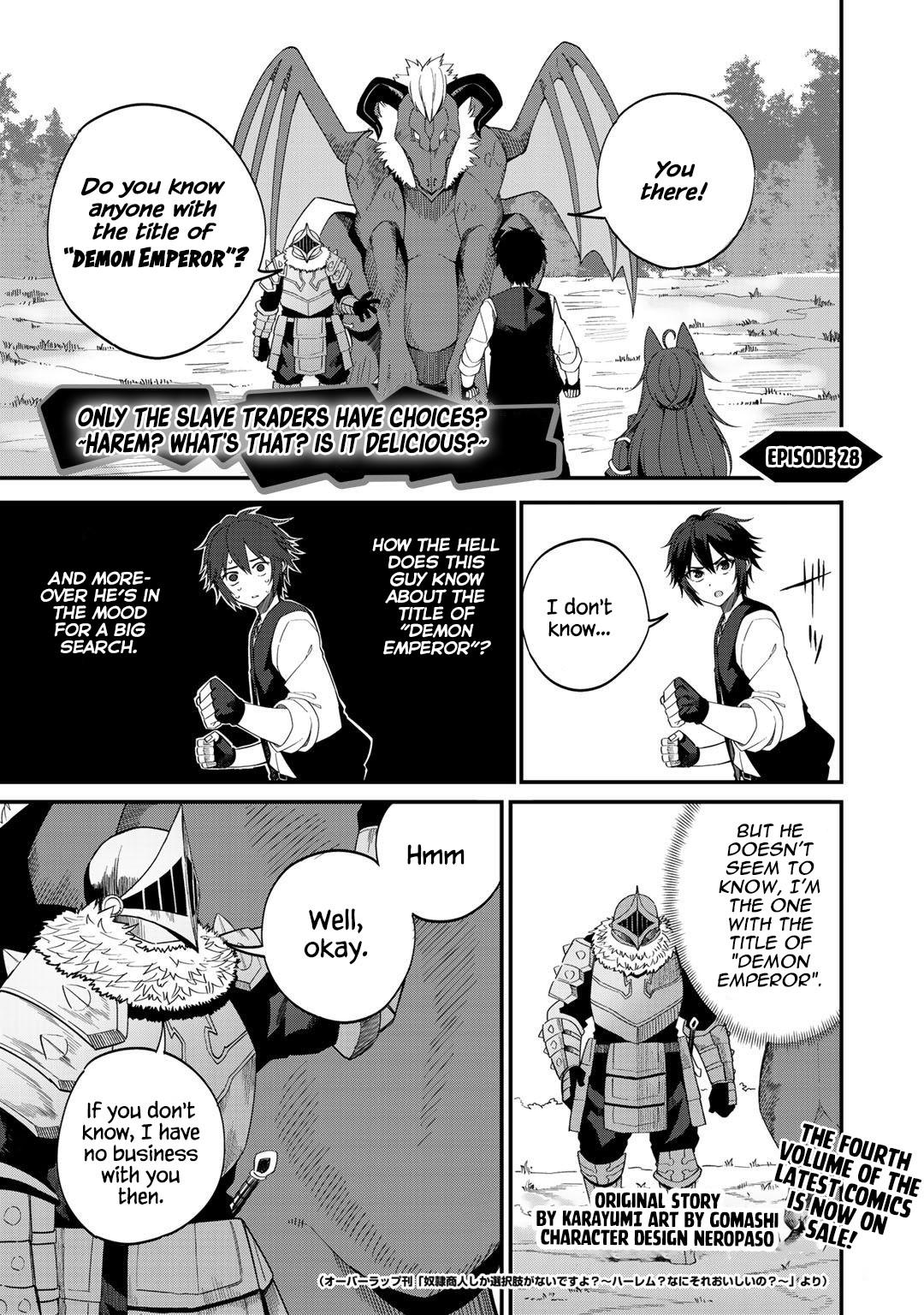 Dorei Shounin shika Sentakushi ga nai desu yo? Chap 28 - Next Chap 29