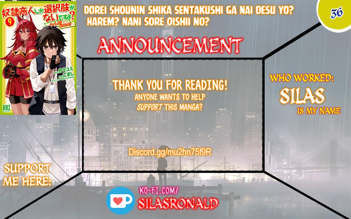 Dorei Shounin shika Sentakushi ga nai desu yo? Chap 36 - Next Chap 37