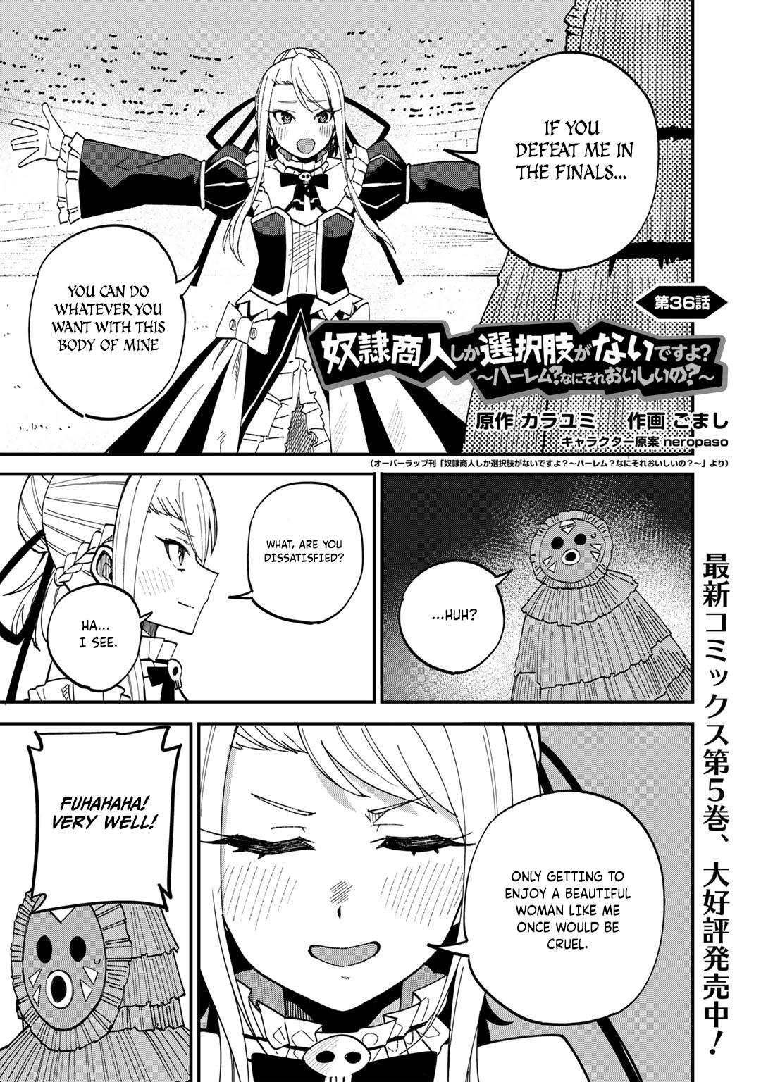 Dorei Shounin shika Sentakushi ga nai desu yo? Chap 36 - Next Chap 37