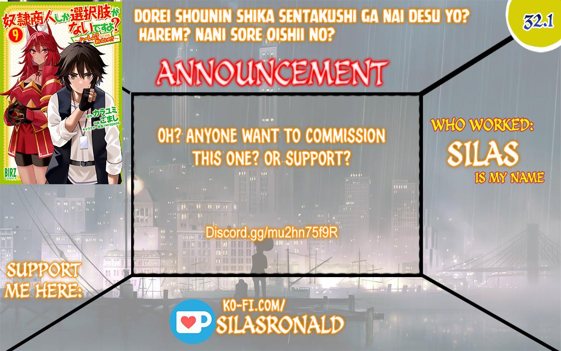 Dorei Shounin shika Sentakushi ga nai desu yo? Chap 32.1 - Next Chap 33.1