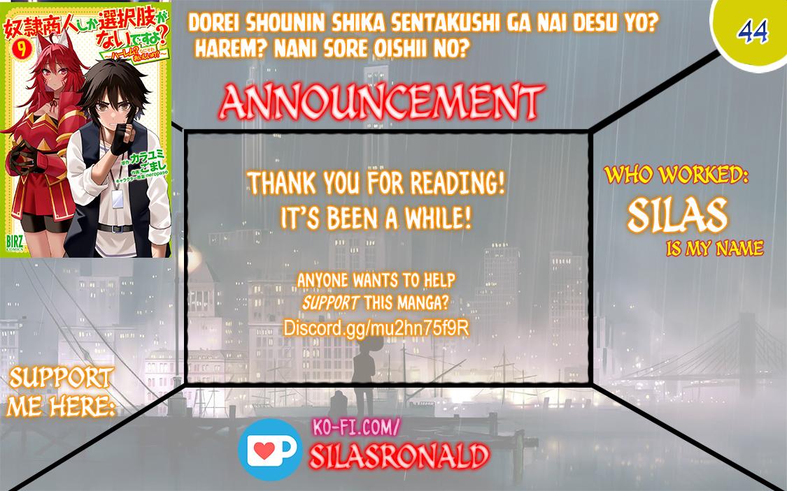 Dorei Shounin shika Sentakushi ga nai desu yo? Chap 44 - Next Chap 45