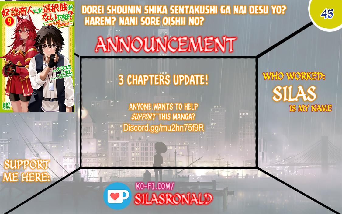 Dorei Shounin shika Sentakushi ga nai desu yo? Chap 45 - Next Chap 46