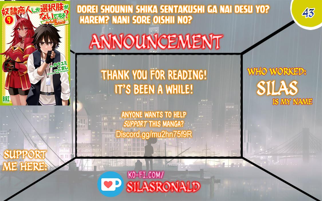 Dorei Shounin shika Sentakushi ga nai desu yo? Chap 43 - Next Chap 44