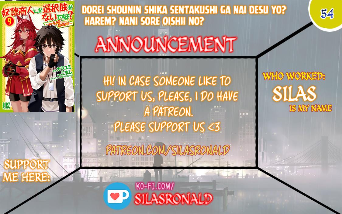 Dorei Shounin shika Sentakushi ga nai desu yo? Chap 54 - Next Chap 55