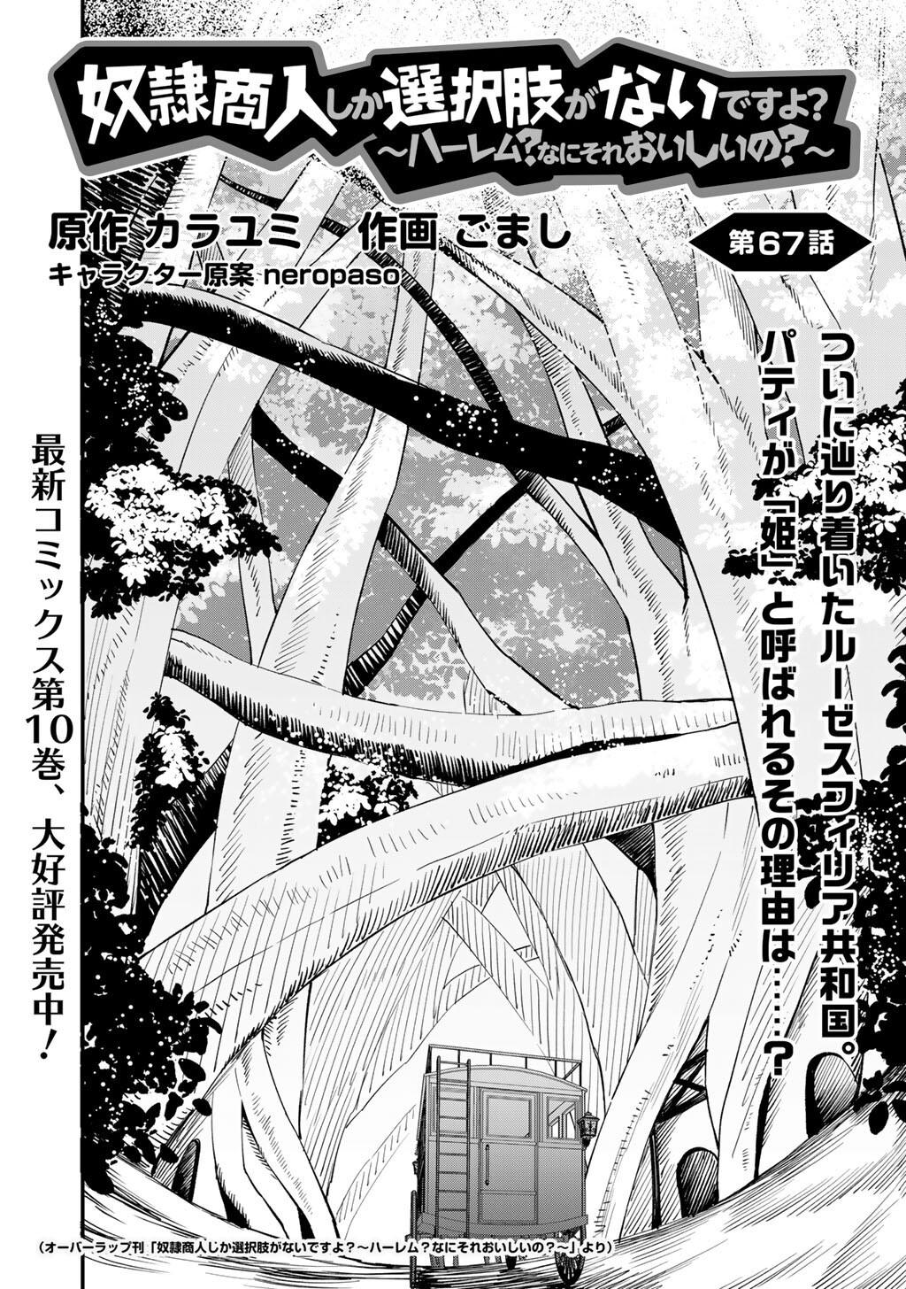 Dorei Shounin shika Sentakushi ga nai desu yo? Chap 67 - Next Chap 68