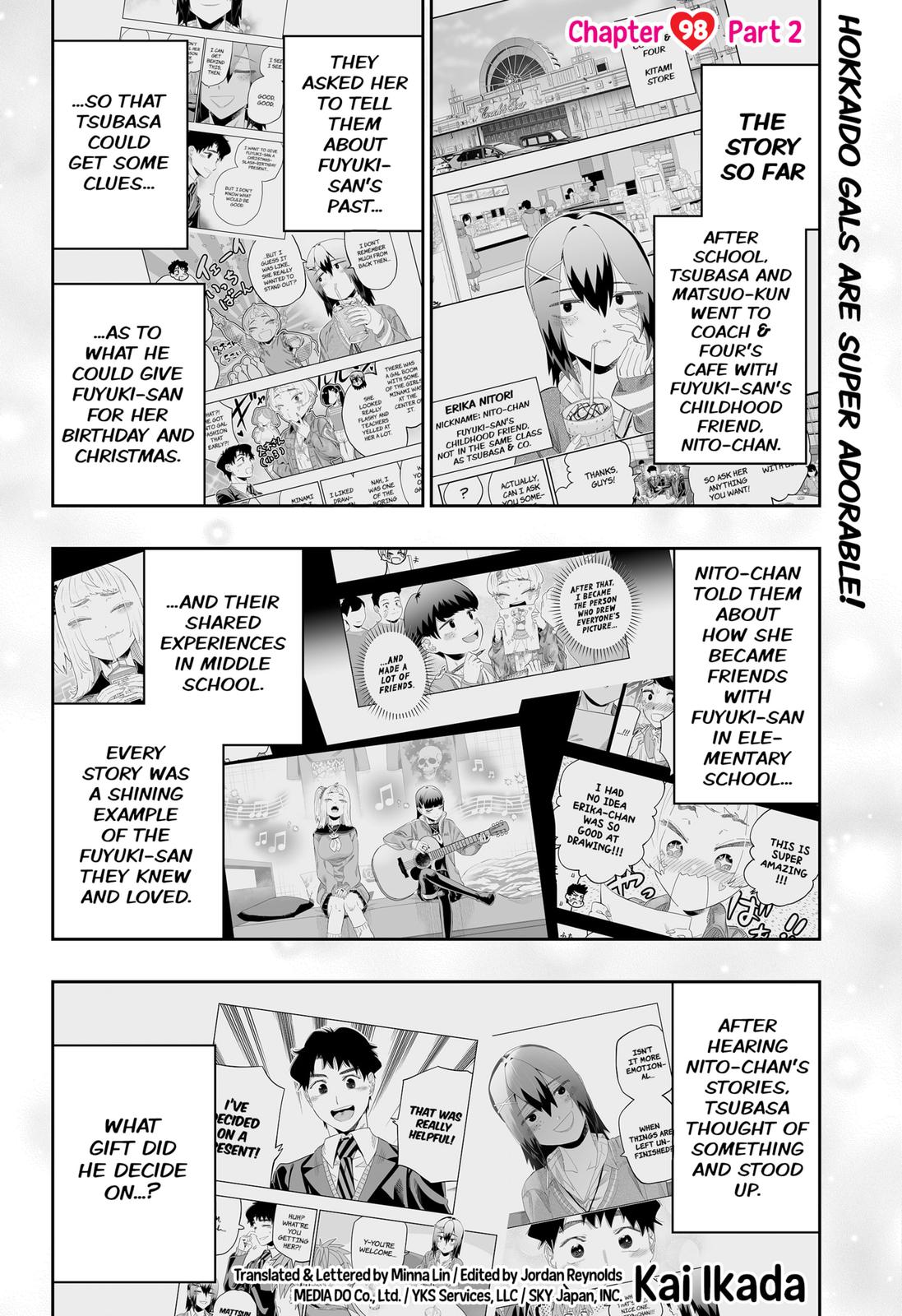 Dosanko Gal wa Namara Menkoi Chap 98.2 - Next Chap 99.2