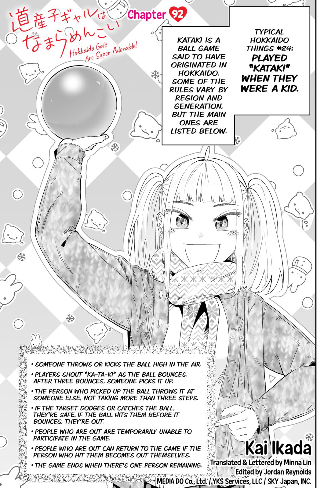 Dosanko Gal wa Namara Menkoi Chap 92 - Next Chap 93