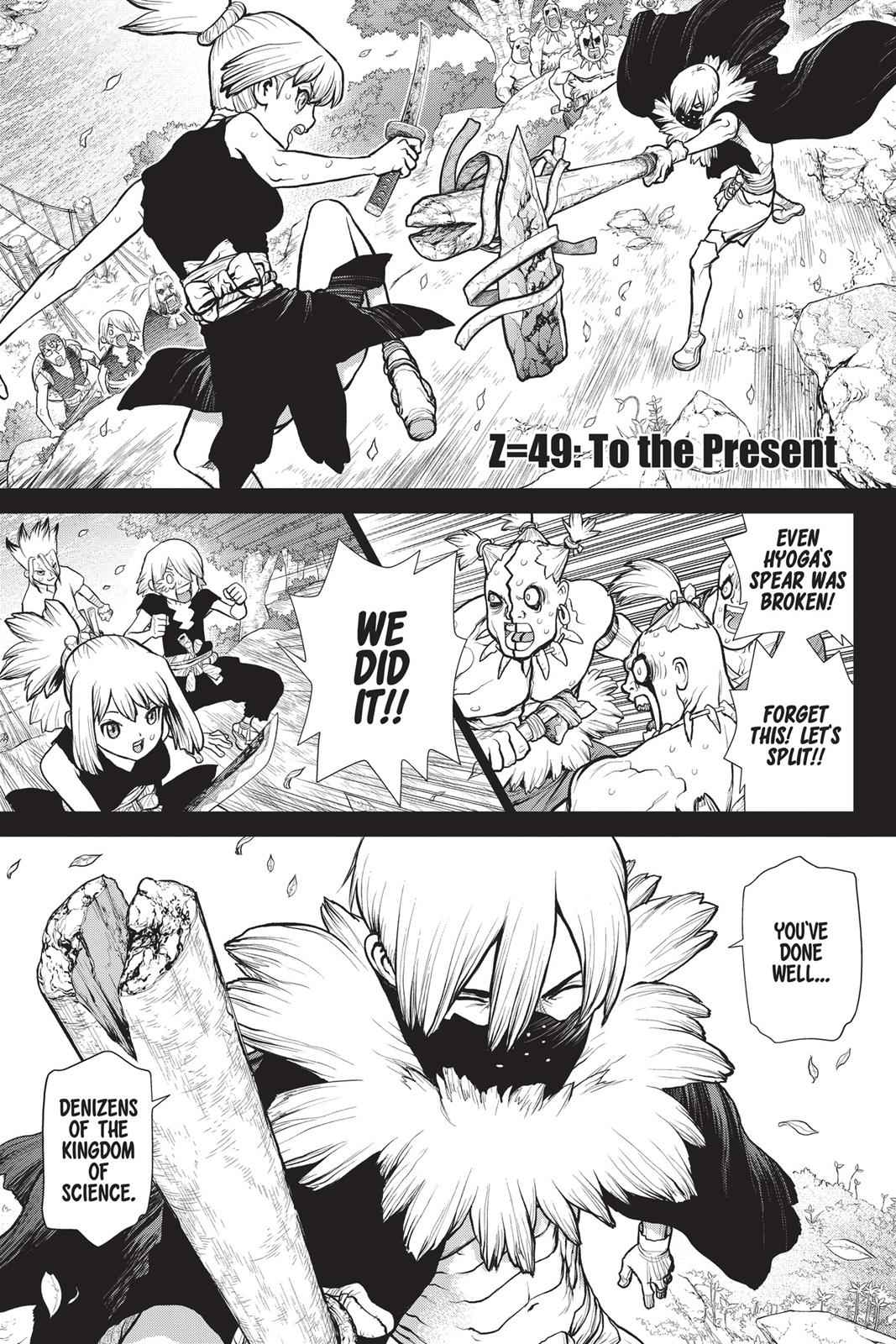 Dr. Stone Chap 49 - Next Chap 50