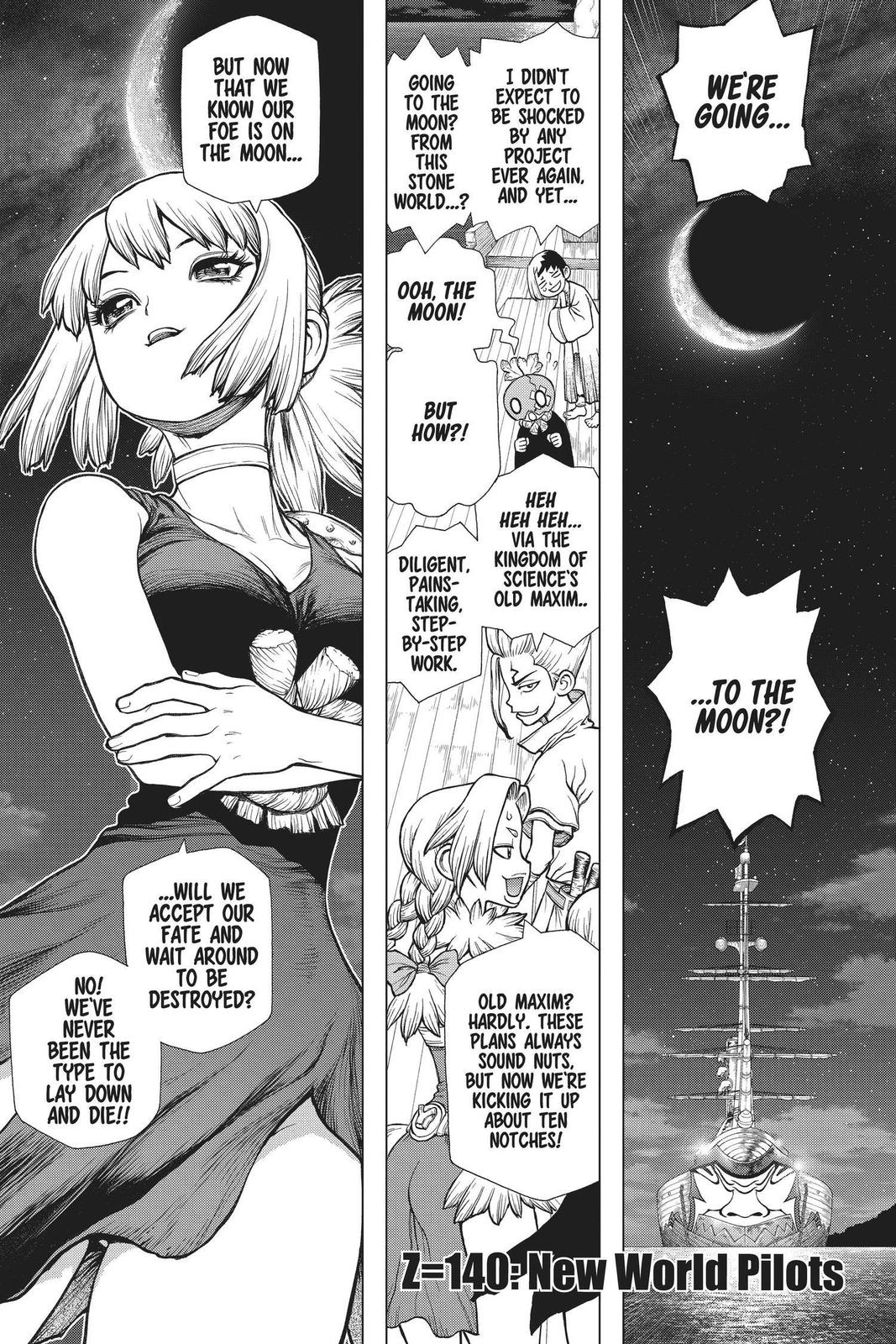 Dr. Stone Chap 140 - Next Chap 141
