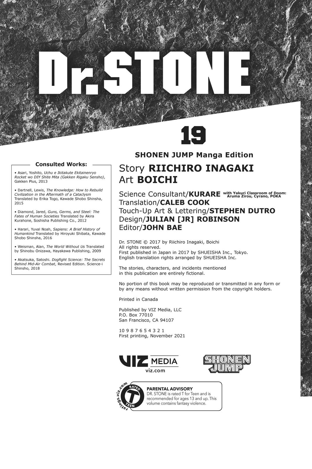 Dr. Stone Chap 169 - Next Chap 170