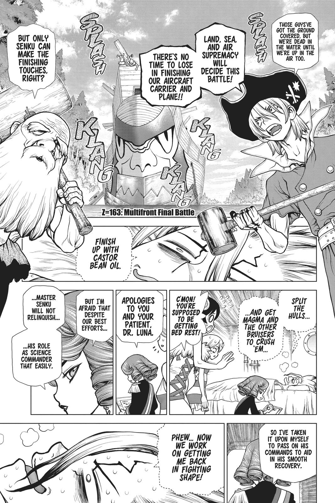 Dr. Stone Chap 163 - Next Chap 164