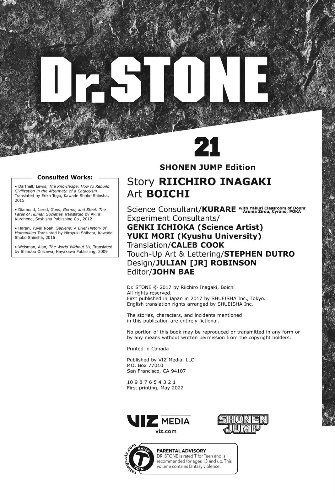 Dr. Stone Chap 187 - Next Chap 188