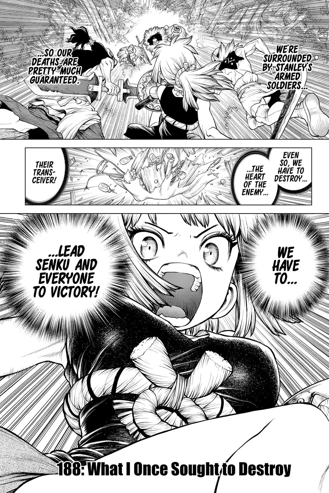 Dr. Stone Chap 188 - Next Chap 189
