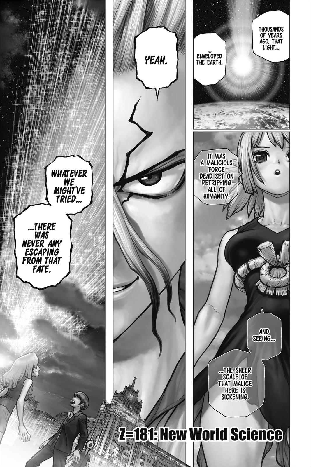Dr. Stone Chap 181 - Next Chap 182