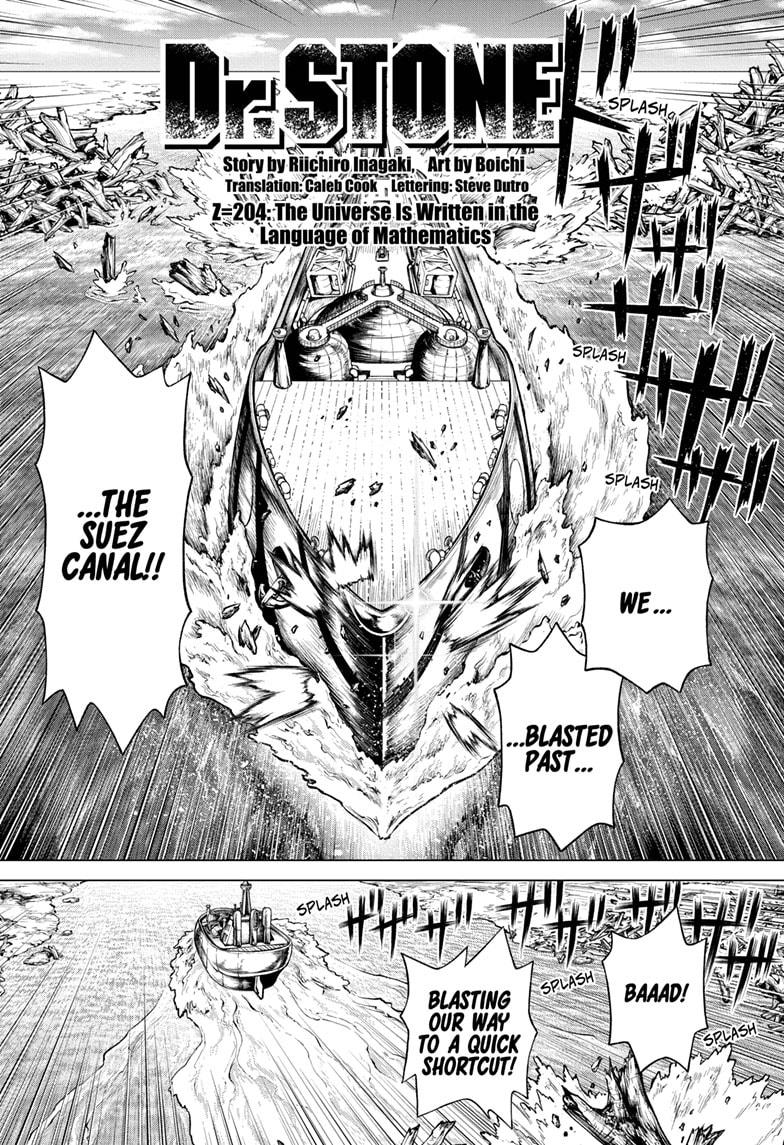 Dr. Stone Chap 204 - Next Chap 205