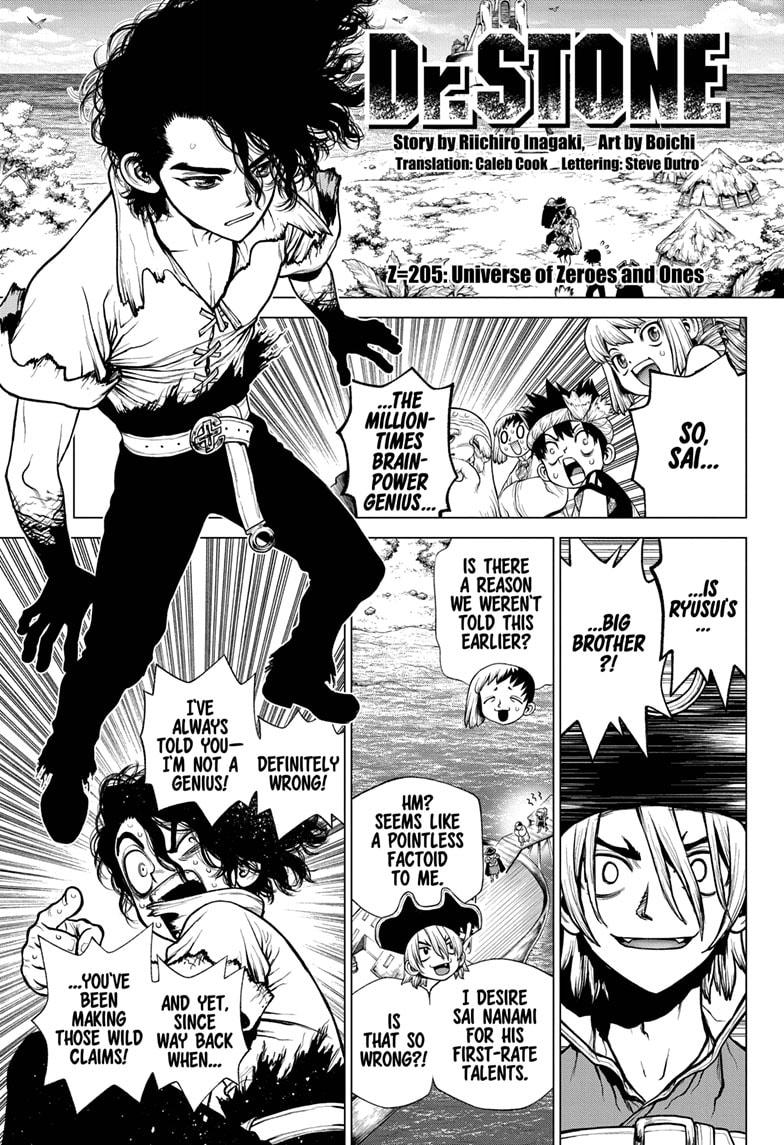 Dr. Stone Chap 205 - Next Chap 206
