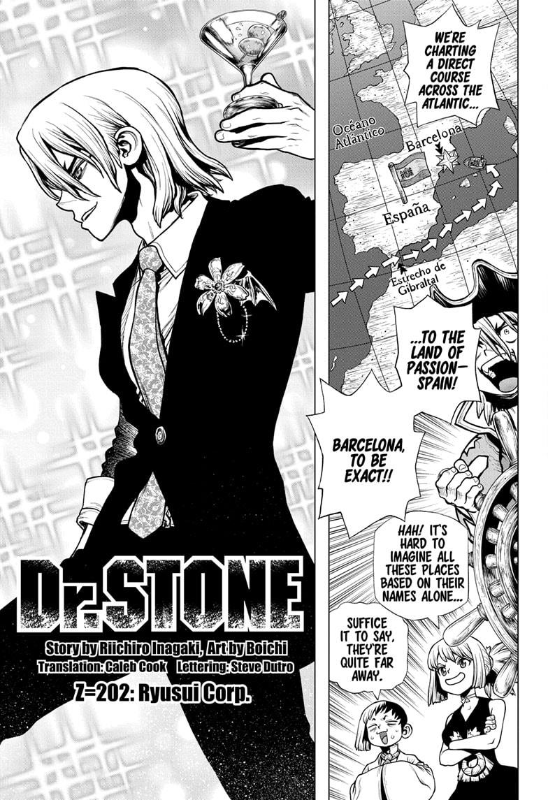 Dr. Stone Chap 202 - Next Chap 203