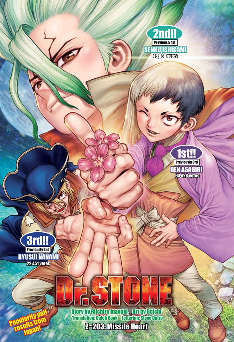 Dr. Stone Chap 203 - Next Chap 204