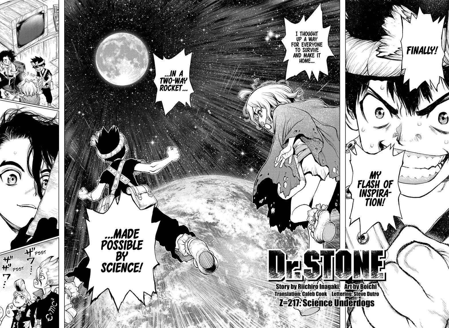 Dr. Stone Chap 217 - Next Chap 218