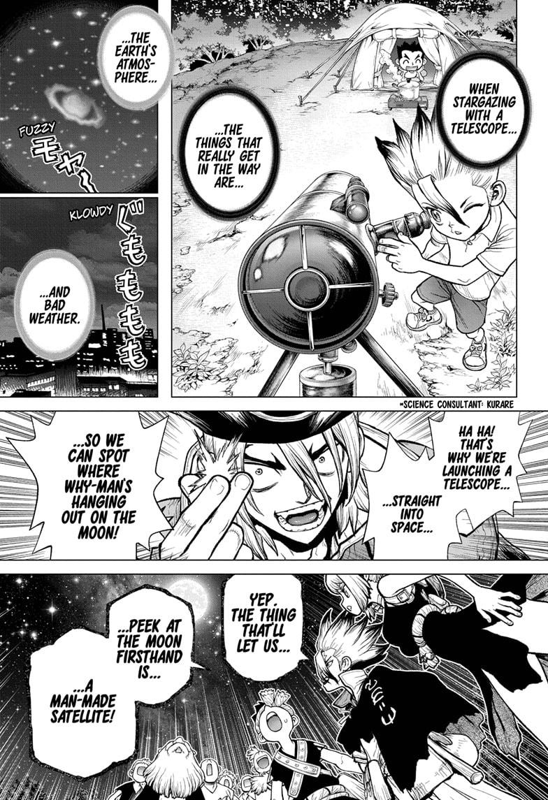 Dr. Stone Chap 215 - Next Chap 216