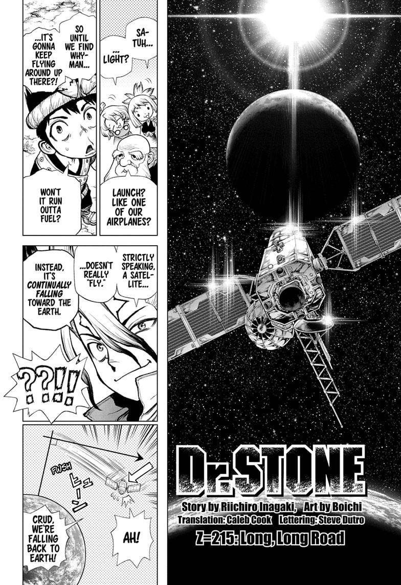 Dr. Stone Chap 215 - Next Chap 216