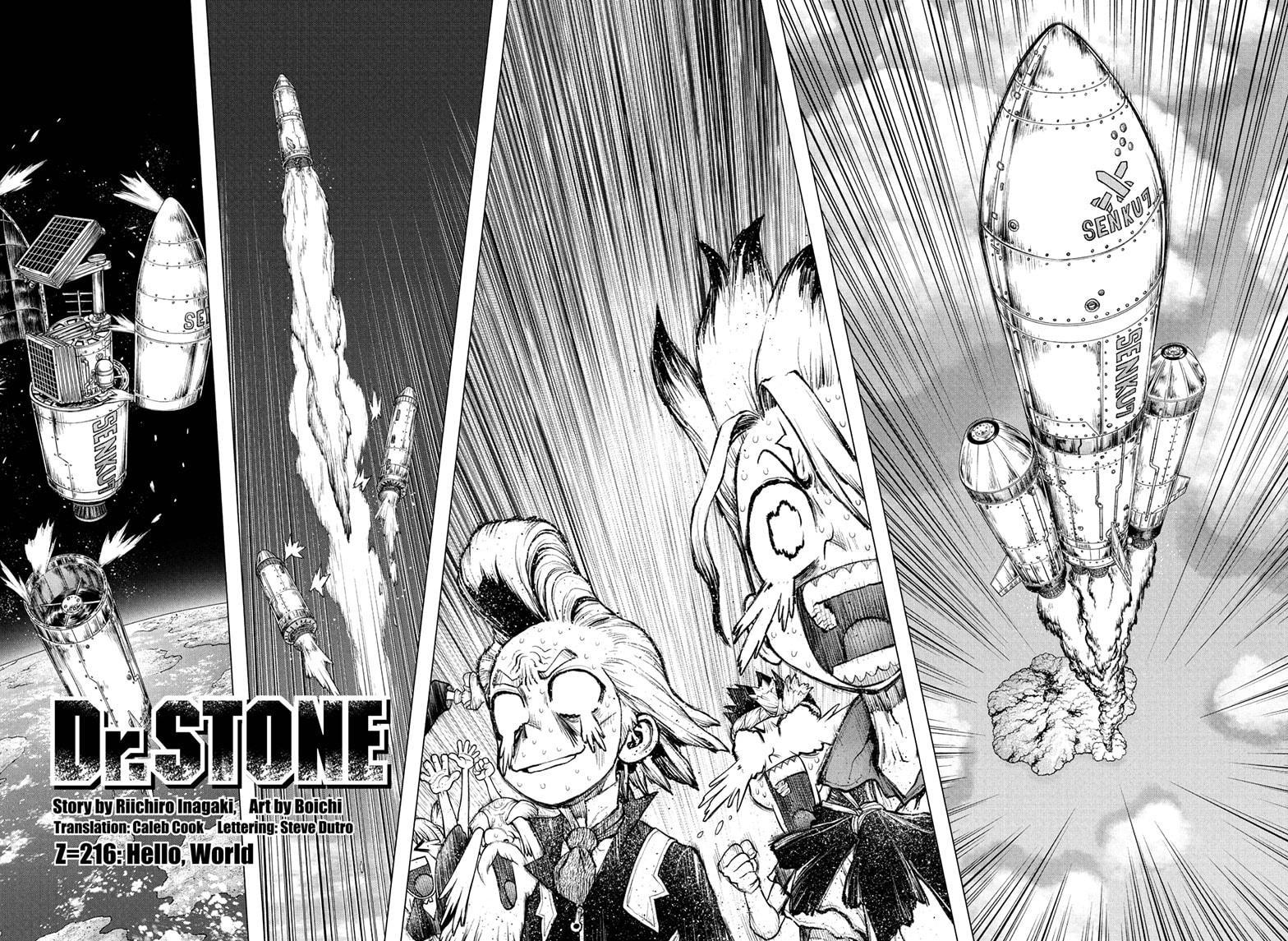 Dr. Stone Chap 216 - Next Chap 217