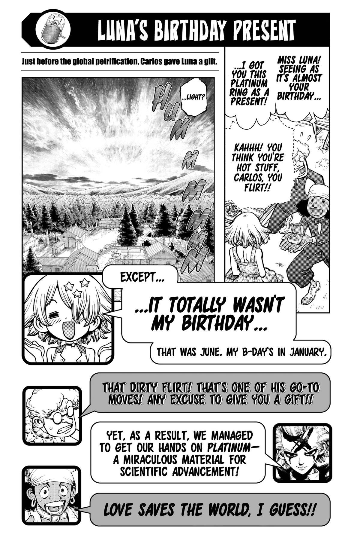 Dr. Stone Chap 232.8 - Next Chap 233.8